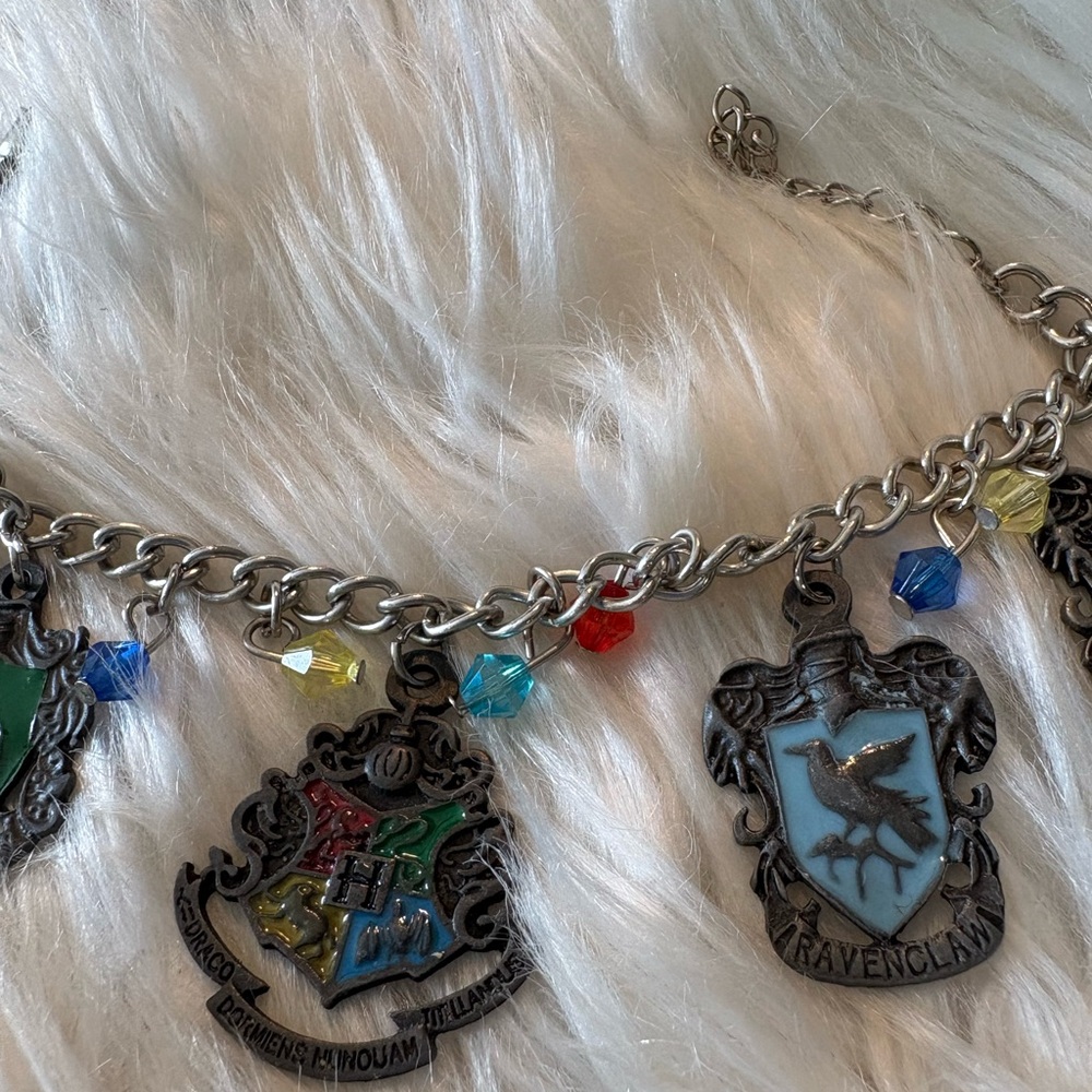 Harry Potter Hogwarts House Charm Bracelet in Multicolor - Picture 4 of 9